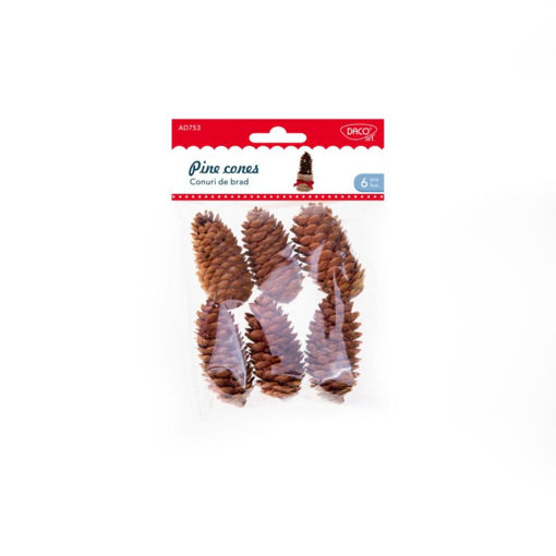 Picture of DACO PINE CONES - 6 PACK